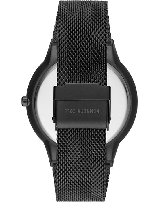 Kenneth Cole Kenneth Cole KC50800001 кварцевые мужские часы часы крупный план черный циферблата